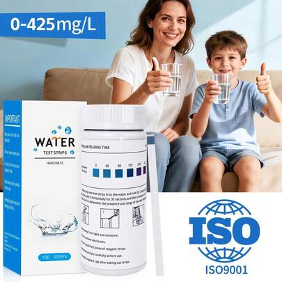 High Precision Water Hardness Test Strips, Tap Water Quality Detection