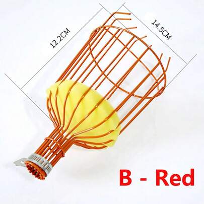 Cabezal recolector de frutas de Metal/plástico sin poste, recolector de frutas, cosecha de manzana, cítricos, pera, herramientas manuales de jardín E7SZ