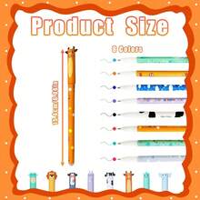 22pcs Erasable Pen Set, 10pcs Animal Erasable Pens, 12pcs Refills, Easy To Erase, Leak-Proof, Suitable For School, Exams And Gifts, School Supplies | Warm Gel Pens | Plastic Gel Pens, Perfect Back To School Gift - 10 Pens + 12 Colored Pen Refills - View 7