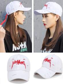 1 件装，夏季新款，防晒帽，夏季女士棒球帽，男女时尚遮阳帽，户外旅行多功能刺绣字母遮阳帽，夏季登山遮阳帽，沙滩情侣遮阳帽，休闲卡车司机帽 - 彩色 - 查看 6