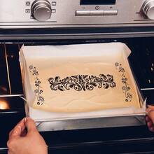 Cake Stencils Decorating For BaFKing - 12 Pcs Reusable Floral Border Stencils, Mexican Art Flower Lace Stencil, Buttercream Templates For Painting On Wood Crafts - Ornatecake - View 5