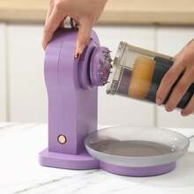 Máquina para hacer granizados, máquina eléctrica para hacer hielo con molde de silicona, recargable mediante USB. - Morado Violeta - Ver 2