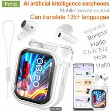 HTC NE20 AI AT WS Wireless Translator Earbuds 6.0 Offers Real-Time Translation In 134 Languages With Display, Ideal For Sports, Running, And Work, High-Fidelity Earbuds - Xem 1