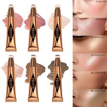 YOUNG VISION A 6-Piece Contour, Highlight, And Blush Set With A Lightweight Texture, Easy To Blend And Spread, Seamlessly Fuses With The Skin To Create A Naturally Sculpted And Radiant Look Makeup Set - Nhiều màu - Xem 1