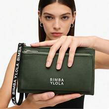 Double-Layered Women's Wallet, Lightweight, Waterproof, Portable, Stylish Cosmetic Bag, Mobile Phone Case, Coin Purse - 黑色 - 查看 3