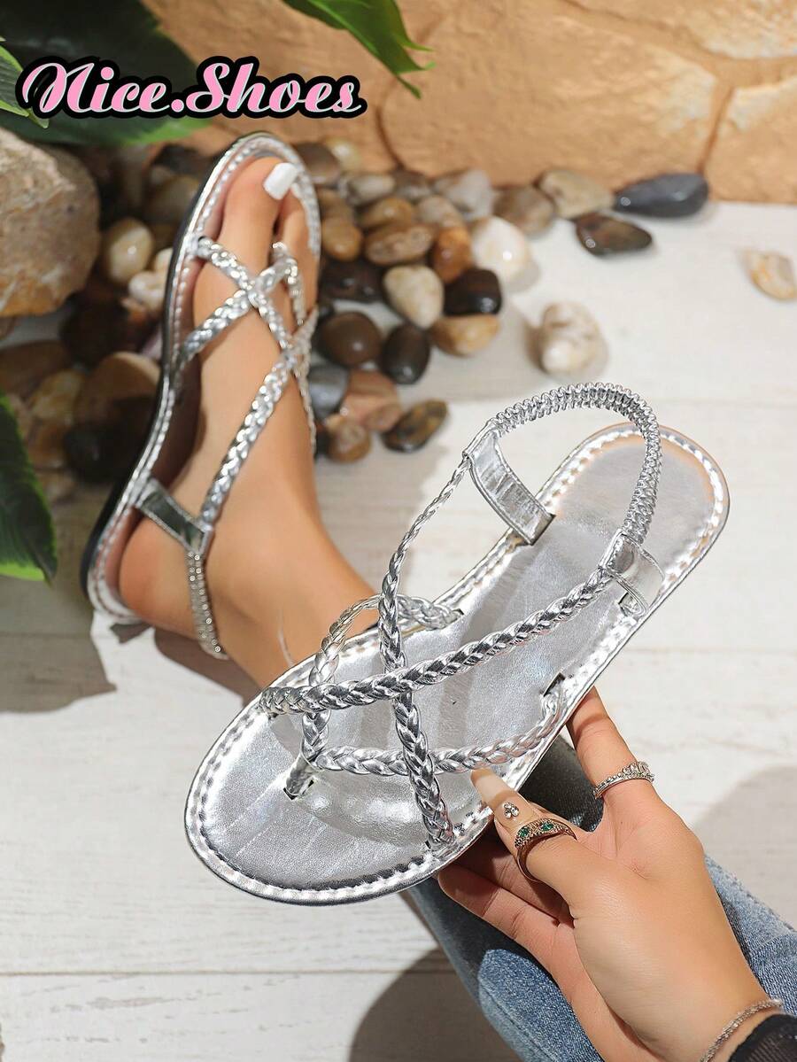 Dép đế bằng dệt màu đen, nâu, trắng mới cho nữ, Dép quai hậu, Dép hở ngón màu trơn chống trượt, Dép đi trong nhà và ngoài trời, Dép đế bằng thời trang mặc hàng ngày, Giày đi biển, Dép đế bằng quai chéo phong cách Bohemian, Dép xỏ ngón đế bằng, Dép quai đan quai mảnh kết hợp, Dép đế bằng buộc chéo La Mã nhẹ thoải mái cho ngày lễ, Dép đi trong nhà, Dép xỏ ngón mũi rỗng, Giày đế cao cổ La Mã, Dép vàng, Dép đen, Giày đi biển