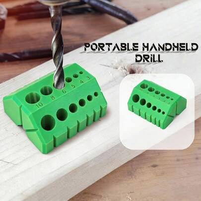 Professional Lightweight Plastic Drill Guide With Digital Precision Orientation, Designed For 45° And 90° Angle Drilling - Simple Accurate Tool For Miter Joints, Frames And Decking Construction (Drill Bit Not Included)