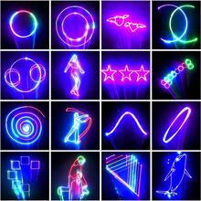 DMX512音乐控制舞台灯光3D动画RGB光束图案投影仪,适用于室内派对、家庭生日派对、酒吧、KTV、婚礼、俱乐部、节日和其他活动 - 查看 4