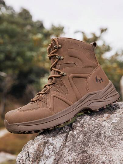 Nuove scarpe da trekking, stivali da allenamento, scarpe da trekking, scarpe da esterno, stivali da campeggio nel deserto, stivali da lavoro di , compagno di viaggio da trekking alla moda per uomo, leggero, durevole e comodo stivale alto