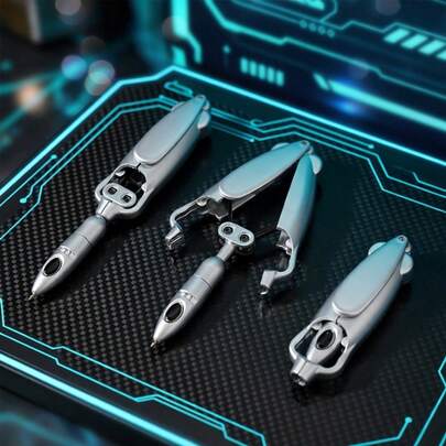 0.5mm Transformable Squid Ballpoint Pen, Quirky Pressing Ballpoint Pen, Deformable Neutral Pen, Creative, Suitable For Gifts, Graduation Season, Student Prizes