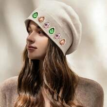 50pcs/Pack, Rhinestone Decor, Sew-On Rhinestone Buttons, Flat Back, DIY Gems, Handmade Jewelry Making, Clothing, Shoes, Decoration, Accessories - Color Mixing - View 4