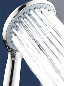 3pcs/Set 5-Setting High Pressure Handheld Shower Head Kit, Multi-Function Bathroom Shower Head Set With ABS Plastic High Flow Rain Shower Head, 59-Inch Hose And Easy Install Wall Mount Bracket, Suitable For Wall Mount Shower, Modern Bathroom, Outdoor Shower And RV, Great For Holiday Gift And Bathroom Renovation - Multicolor - View 6