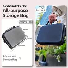 适用于 Osmo Action 5 PRO 4 相机配件便携包旅行收纳包充电器电池底座自拍杆收纳手提包 - 彩色 - 查看 3