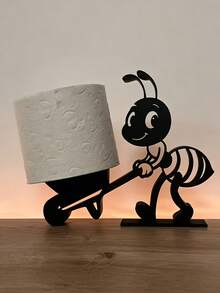 New Ant-Shaped Toilet Paper Holder, Creative Decorative Piece For Bathroom And Living Room, Multifunctional Toilet Paper Storage Art Piece, Stable Standing And Not Easy To Tip Over, Practical And Useful - Multicolor - View 3