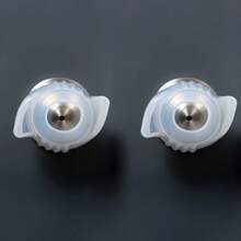 2个透明橡胶门把手套，防滑硅胶门把手保护套，带减震功能，易于开启，装饰性门把手，适合关节炎患者和老年人，家居安全装饰 - 彩色 - 查看 11