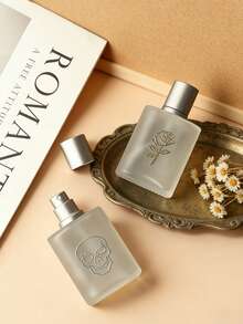 30ml Gothic Aesthetic Perfume Bottle, Vintage Refillable Spray Bottle, Matte Glass Portable Travel Container With Alloy 3D Rose And Skull Decor, Leak-Proof Portable Decanting Bottle, Suitable For DIY Perfume, Cosmetics Storage, Home Decor, Christmas & Birthday Gift (With Dropper/Funnel/Sprayer) - Multicolor - View 6