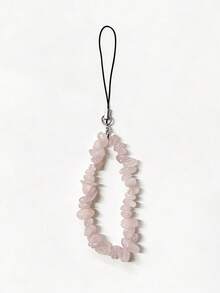 水晶碎石手机链 绿色东陵手机挂绳 防丢腕带水晶链 女士款，精致手机壳挂绳吊坠（随机绳款） - 彩色 - 查看 8