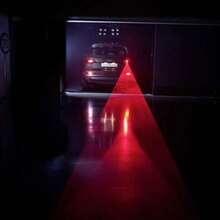 LED Laser Car Fog Light, Anti-Collision Rear Vehicle Light, Brake Warning Lamp, Anti-Collision Rear Fog For Car End INBN - A - View 2