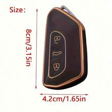 时尚TPU汽车钥匙套，适用于ID.4、高尔夫8 MK8 GTI、ID.3、西雅特Leon MK4、捷达MK8、ID-4、明锐A8、帕萨特A8、西雅特Leon FR、Cupra - A - 查看 3