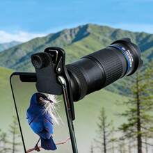 适用于智能手机的36倍变焦镜头，也适用于手机摄像头，可用作智能手机的显微镜镜头。 - 黑色 - 查看 2