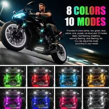 4pcs RGB LED Strobe Light For Aircraft With Remote Control, Poleless Design, 8 Color Lighting, USB Charging, IP65 Waterproof And Shockproof Emergency Warning Light: Suitable For Cars, Motorcycles, Drones, Airplanes Or Bicycles. - A - View 4