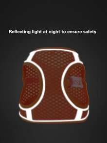 Large Mesh Pet Chest Harness, Vest-Style Dog Leash With Reflective Breathable Dog Strap - Multicolor - View 7