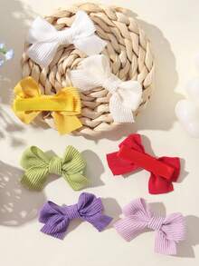 20pcs Plain Ribbed Knit Fabric, For Daily Use - Mixed color - View 6