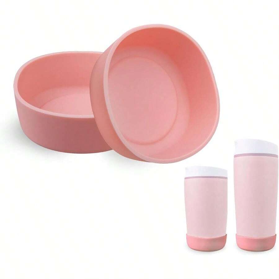 TERPINK 2 Packs Silicone Boot Compatible With SmoothSip Slider 12oz/20oz, Protective Sleeve Coffee Tumbler Travel Mug Cup, Anti-Slip Boot Accessories, - A - View 1