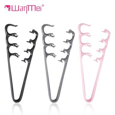 1/2支装轻盈纹理梳，蓬松宽齿造型夹，持久卷发梳，适用于各种发质，包括油性、细软、扁塌发质，男女皆宜，是返校、旅行、约会、个人DIY发型造型的必备单品。