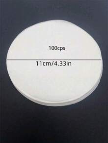 100pcs/4.33 Inch Non-Stick Food Paper, Baking Paper, Grease-Proof Paper, Oil-Isolating Paper, Suitable For Kitchen, Restaurant, Hamburgers, Beef Patties, Frozen Foods, Homemade Pies, Baked Goods, Baking Tray Liners, Food Pads - View 9