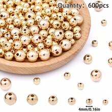 100-1000颗亚克力光滑圆珠,CCB散珠,DIY首饰制作材料,适用于项链、手链、耳环、手工串珠 - diy - 查看 17