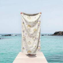 1pc Cute Soft Pet Bath Towel,Super Soft And Absorbent, Cool Summer Towel, Suitable For Holiday Birthday Gifts, Home And Travel - 彩色 - 查看 8