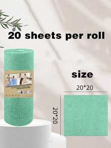 1 Cuộn (20 chiếc) Khăn lau siêu thấm hút tái sử dụng bằng sợi microfiber - Khả năng thấm hút nước cao, 20x20cm, Chống trầy xước, Có thể giặt máy, Khăn đa năng Thích hợp cho gia đình, nhà bếp, phòng ăn, phòng tắm, phòng ngủ, vệ sinh xe hơi, Khăn lau bếp, Khăn lau phòng tắm, Khăn lau bếp lò, Khăn lau xe hơi, Đồ dùng nhà bếp, Đồ dùng phòng tắm, Đồ dùng ô tô, Đồ dùng vệ sinh, Quà tặng cho phụ nữ - A - Xem 12