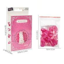 26 piezas de tiras de barrera de esmalte de uñas de plástico reutilizables, 10 tamaños, protectores de uñas curvos elegantes de color rosa, con 3 cintas adhesivas, guía de borde de uñas de fácil aplicación, adecuado para salón y manicura en casa - Multicolor - Ver 10
