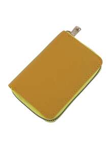 1个男女通用信用卡夹和身份证套，大容量名片收纳包，柔软材质，小巧便携，多卡位零钱包，账单收据夹，方便携带，时尚美观 - 彩色 - 查看 8