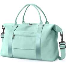 Bolsa Deportiva Para El Gym,Bolsa De Viaje Expandible,Bolsa De Viaje Plegable Para Hombre Y Mujer Tote, Bolsa De Deporte Impermeable Con Compartimentos Para Gimnasio (Verde claro-03),4346100 - Morado Violeta - Ver 2