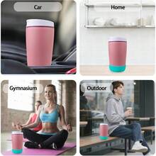 2 Packs Silicone Boot Compatible With SmoothSip Slider 12oz/20oz, Protective Sleeve Coffee Tumbler Travel Mug Cup, Anti-Slip Boot Accessories, - Turquoise - 查看 5