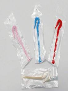 4pcs/Set Girls One-Time Hair Ties Removal Tool, Damage-Free Hair Tie Cutter, One-Time Hair Tie Detangler - Multicolor - View 3