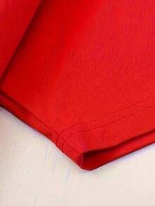 (220 Cotton T-Shirt Double-Sided Printing) Black 1pc Flame & Star Graphic T-Shirt, Y2K, Streetwear, Digital Print T - Shirt Casual Comfort Cotton Tee For Spring & Summer Fall Men's Clothing, Gift, Unisex Print Y2K Crew Neck T Shirt For Women, Holiday, Vacation, Spring, Festivalsummer Clothes,Men Graphic Tees,Vintage T Shirts - 紅色 - 查看 4