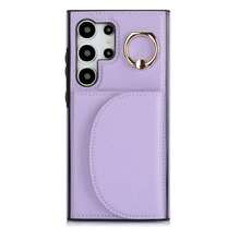 PU 人造皮革手機殼，相容 Galaxy A17 A56 A36 A26 A16 A55 A35 A15 A54 A14 A73 A53 A13 A72 A52 A71 A51 4G 5G，附環形支架，RFID 防盜錢包手機殼，相容 Galaxy S26 S25 Edge S24 S23 S22 S21 FE Plus Ultra，附支架、卡槽卡夾保護殼 - 紫色 - 查看 29