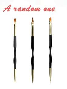 Bộ cọ vẽ móng nghệ thuật - Bộ 3 cọ vẽ móng acrylic hai đầu chuyên nghiệp, cọ kẻ viền, cọ vẽ chi tiết, cọ vẽ thiết kế, cọ đắp gel, dụng cụ vẽ móng 3D. - Nhiều màu - Xem 5