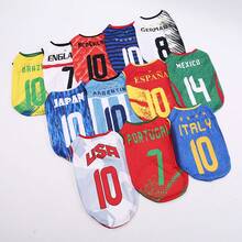 Pet Football Team Dog Vest, Summer Thin Clothes For Teddy Pomeranian Bichon Puppy Cats, Breathable Pet Apparel - 美國 - 查看 1