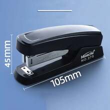 Portable Handheld Desktop Stapler, Metal Stapling Tools, Gray/Black Paper Stapler Machine, Labor Saving 9ZR2 - Gray - View 6