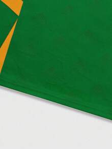 Áo thun nam cổ chữ V tay ngắn màu đen in họa tiết Brazil, phong cách đường phố, thể thao, thường ngày, lấy cảm hứng từ bóng đá. - màu xanh lá - Xem 6