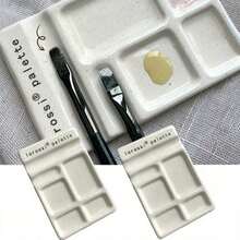 1pc Square Nail Art Color Mixing Palette, Fake Nail Sticker Color Palette, Gel Nail Polish Display Stand, Nail Art Tools, Nail Brush Holder, Nail Studio Rhinestone Pearl Storage Tray - Nhiều màu 3 - Xem 2