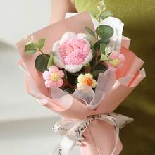 玫瑰花束、人造玫瑰花束、仿真玫瑰花束、创意花束、情人节、圣诞节、求婚、母亲节、教师节、新年礼物、送给朋友的精美生日礼物、毕业生日礼物 - 彩色 - 查看 12