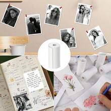 Mini Printer Paper, Including 5 Rolls Thermal Printing Paper & 5 Rolls Self-Adhesive Sticker Paper, 57x25mm, For Photos, To-Do Lists, Study Notes, Journal,Compatible With Mini Printer - View 8