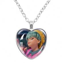 Magical Girl Heart-Shaped Necklace - Multicolor - View 17