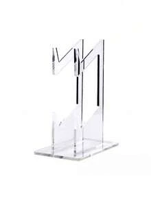 1 Set Transparent Acrylic Headphone Hanger Detachable Desktop Storage Rack Holder For Phone, Switch, PS Game Controller Back To School Desktop Accessory - View 10