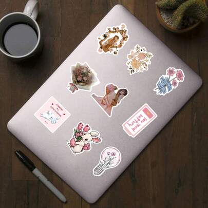 50Pcs Pink Aestheti…